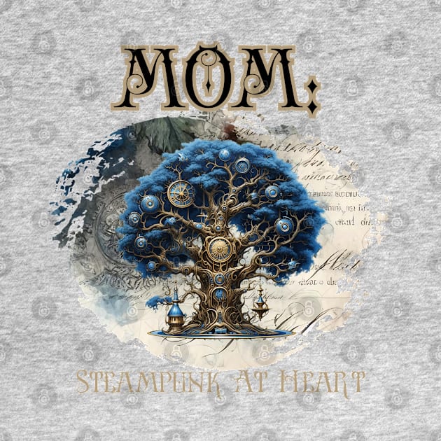 Mom: Steampunk At Heart Tree - Golden Version by Té de Chocolate